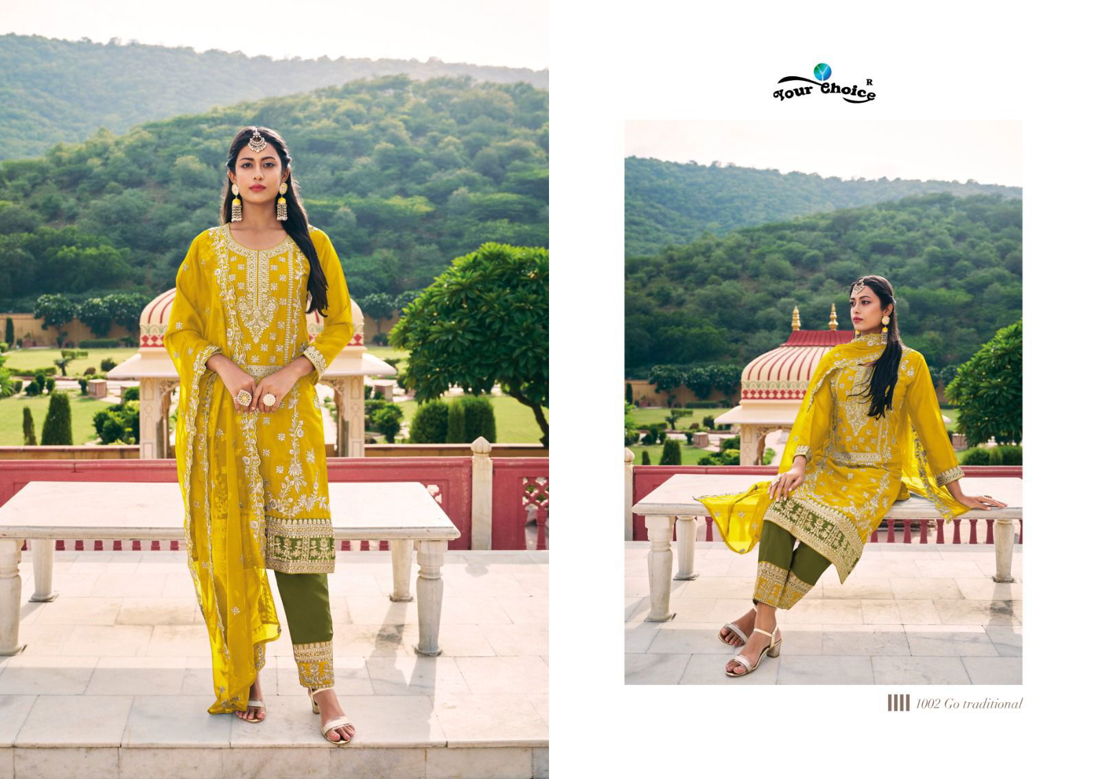 Minnaz By Your Choice Embroidery Readymade Suits Catalog